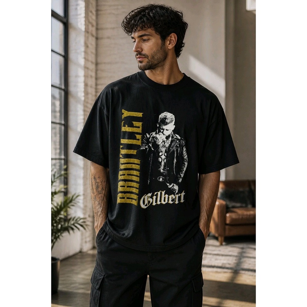 Brantley Gilbert Mens XL Black Short Sleeve Graphic T-Shirt Gildan‎ Ultra Cotton